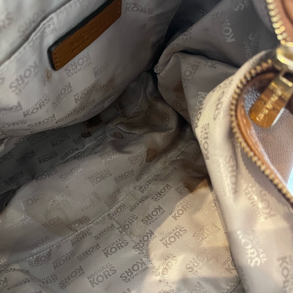 Michael Kors Purse- Light Brown/Cognac - Picture 3 of 6